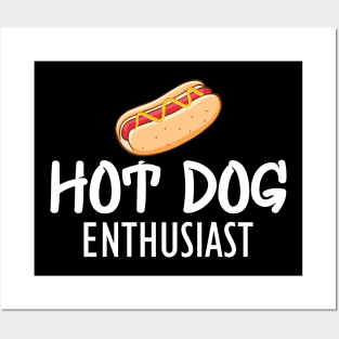 Hot Dog Enthusiast Posters and Art